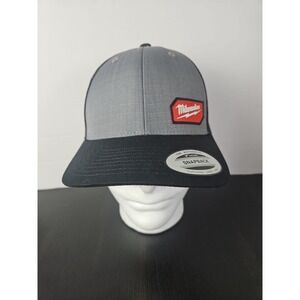 Milwaukee GRIDIRON Snapback Trucker Hat, Gray, One Size, Never Worn,  NEW